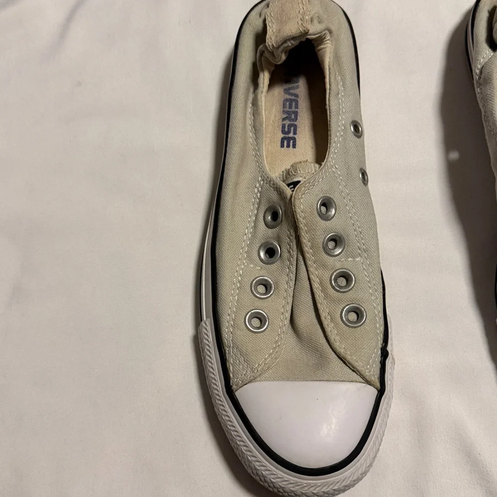 Converse Sneakers - Cream and White - Picture 3 of 7